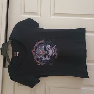 Women's Large black Harley Davidson tshirt